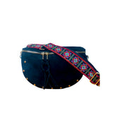 Banane Tchikita en veau velours Noir