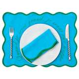 Le pack de sets de table bleu qui fait rire ET plaisir !