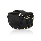 Banane Tchikita en cuir Noir Nappa