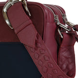Sac Marine Patchwork Bordeaux