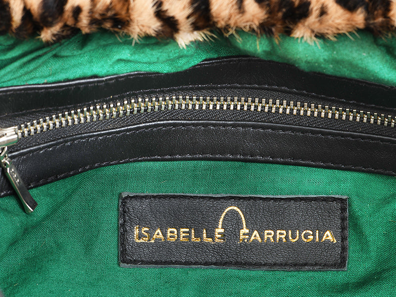 LA POCHETTE SAC TOUTE SOUPLE DENISE EN LEOPARD A POILS