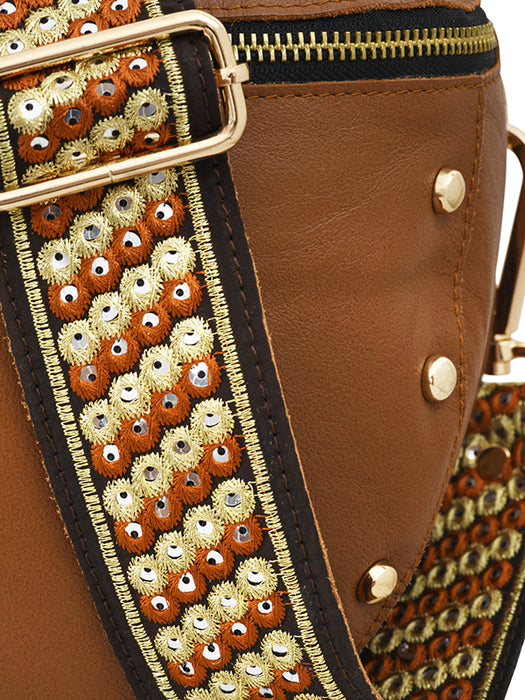 LA TCHIKITA EN CUIR CAMEL