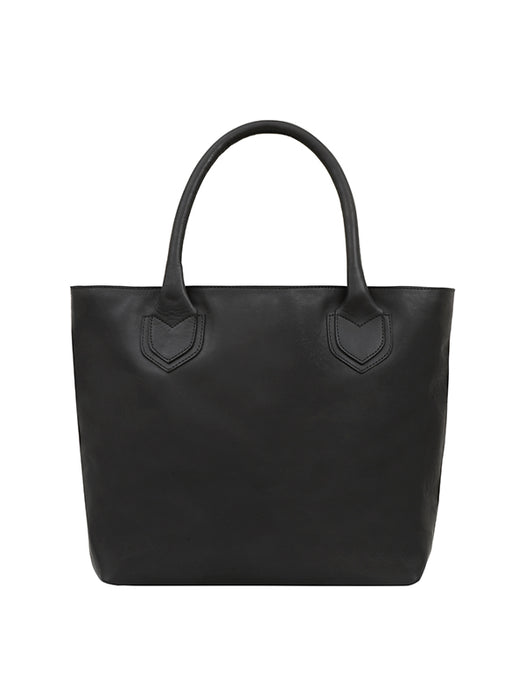 LE CABAS SYLVETTE EN CUIR PREMIUM NOIR