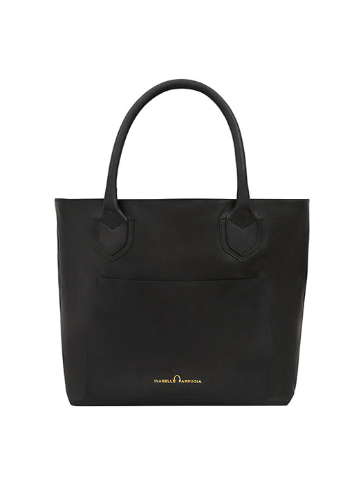 LE CABAS SYLVETTE EN CUIR PREMIUM NOIR