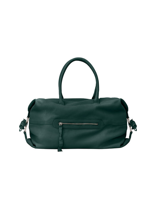 LE SAC ISABELLE EN CUIR VERT CHIC