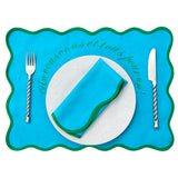 Le pack de sets de table bleu qui fait rire ET plaisir !