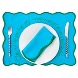 Le pack de sets de table bleu qui fait rire ET plaisir !
