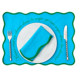 Le pack de sets de table bleu qui fait rire ET plaisir !