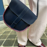 Sac Elodie Bleu Marine Crochet