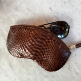 Étui à Lunettes Véronique Marron
