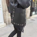 Sac Rocco en Cuir Noir
