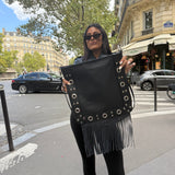 Sac Rocco en Cuir Noir