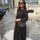 Sac Roma  en Cuir Vintage Noir
