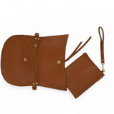 Sac Liv en cuir camel