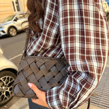 Sac Nathalie en agneau plongé chocolat