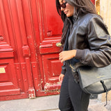 Sac Liv en cuir noir