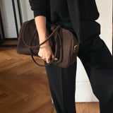 Sac Dana en daim Chocolat - Vibeshunter x Isabelle Farrugia