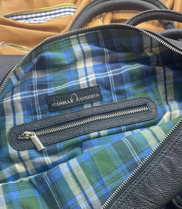 LE SAC ISABELLE EN CUIR NOIR