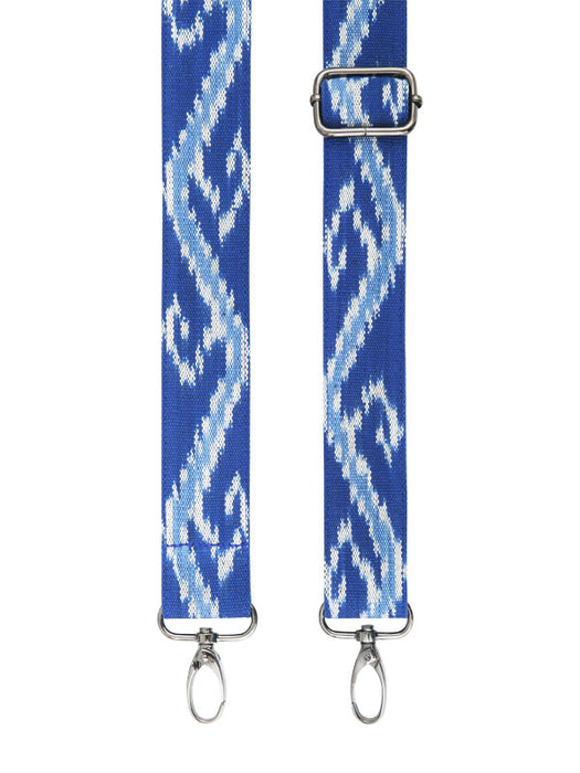 Bandoulière bleu dur et bleu ciel