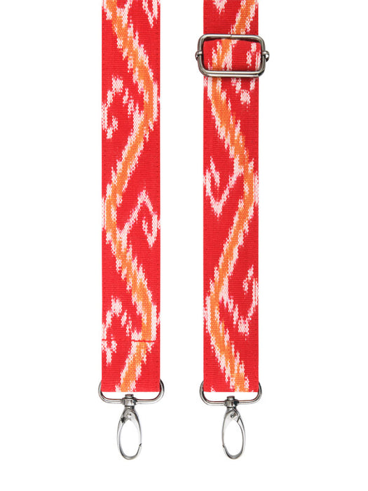 Bandoulière rouge et orange