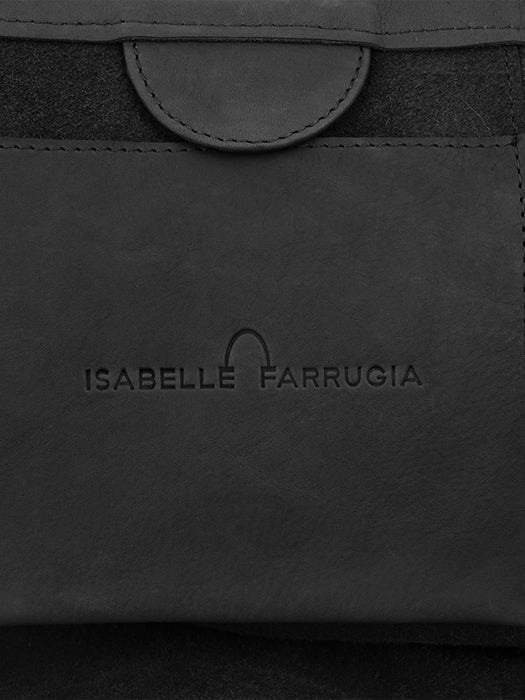 Le Cabas Jean-Claude en cuir noir