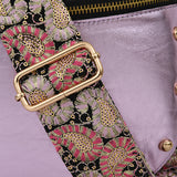 LA BANANE TCHIKITA EN CUIR METALLISE ROSE