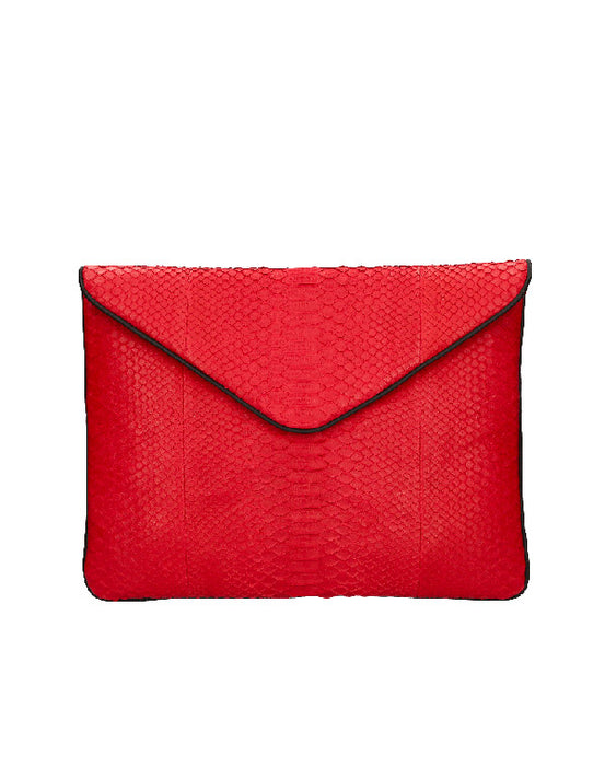 Grande Pochette iPad en rouge LAURENT