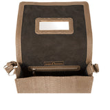 Le sac SUZANNE taupe irisé